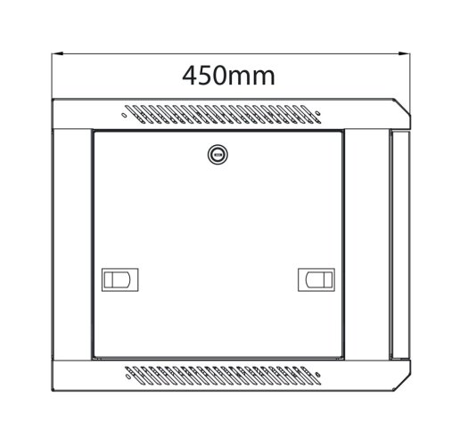 Adastra RC6U450, 19" Racková skříň, 6U, hloubka 450 mm