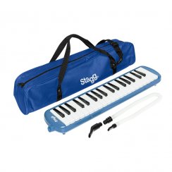 Stagg MELOSTA37 BL, klávesová harmonika, modrá