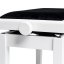 Stagg PBH 390 WHM VBK, hydraulická klavírní stolička