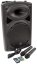 QTX QR12PA, mobilní 12" zvukový systém BT/USB/SD/FM/2xUHF/TWS, 50+50W