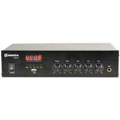 Adastra DM40, digitální 100V mixážní zesilovač, 40W, BT/MP3/FM