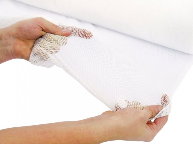 Vodopropustná zakrývací tkanina, 300x100 cm, bílá