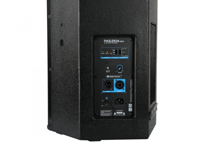 Omnitronic PAS-210A MK3, aktivní 10" reprobox DSP, 300W