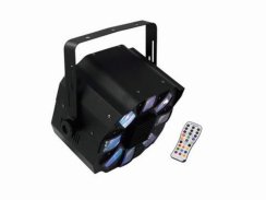 Eurolite LED Shogun 6x 3W RGBAWP s DO DMX, paprskový efekt