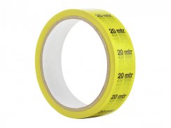 Páska značkovací na kabely 20m, 33m x 2,5cm, žlutá
