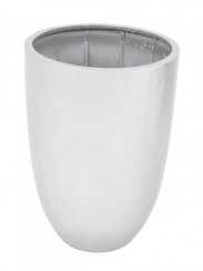 Květináč hliník-laminát, 69cm, lesklý-stříbrný