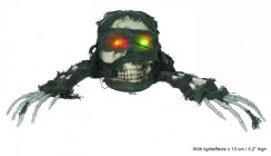 Halloween lebka s rukama Halloween lebka s rukama