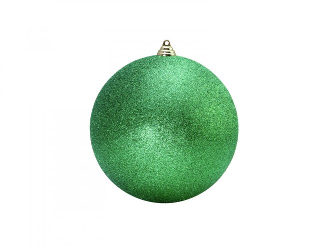 Vánoční dekorační ozdoba, 20 cm, světle zelená se třpytkami, 1 ks
