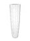 Lamella designový květináč 140cm, bílý