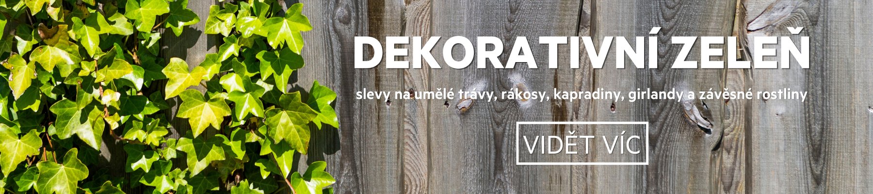 slevy umělé kytky