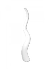 Wave designový květináč 150cm, bílý