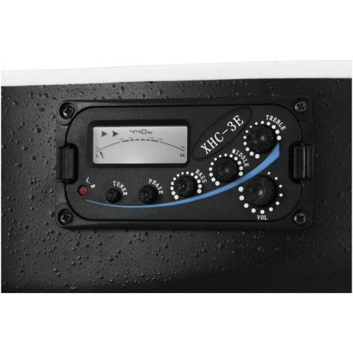 Dimavery RB-300, elektroakustická kytara typu Ovation, černá