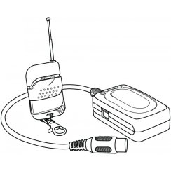 QTX WR-1, bezdrátové ovladání pro výrobníky mlhy QTX - použito (SA160460)