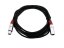 Kabel MC-100R, zástrčka - zásuvka, XLR, symetrický, červený, 10m