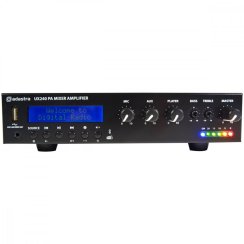 Adastra UX240, 100V mixážní zesilovač, 240W, BT/MP3/ DAB+/FM Adastra UX240, 100V mixážní zesilovač, 240W, BT/MP3/ DAB+/FM