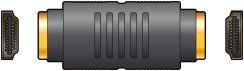 AV:link spojka HDMI samice - HDMI samice