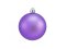 Vánoční dekorační ozdoby, 7 cm, purpurová matná, 2 ks - poškozeno (8350123L)