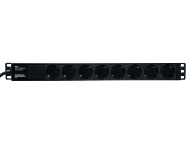 Prodlužovací kabel R-19-8 1U, černý