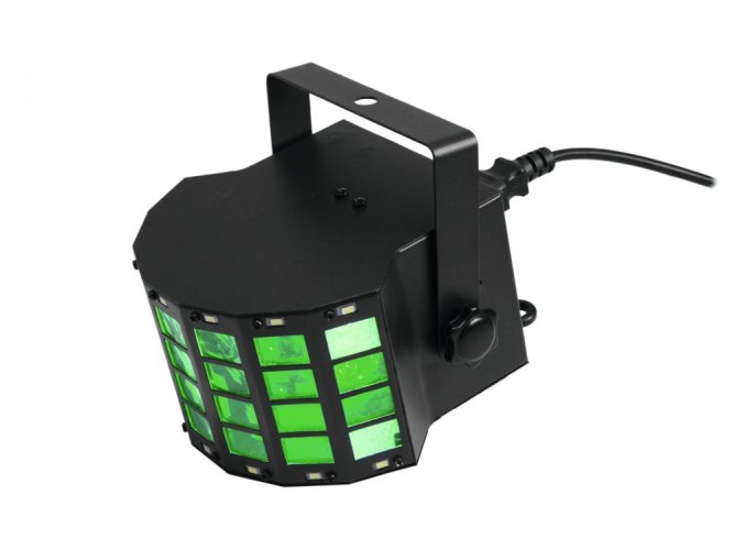 Eurolite LED DERBY 3x3W RGB paprskový efekt se stroboskopem