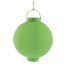Lampion se světlem 20 cm, zelená