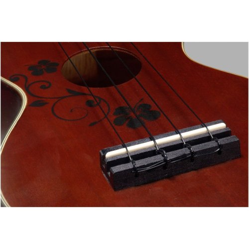 Stagg US20 Flower, sopránové ukulele s květinovým dekorem - vybalené (25020473)