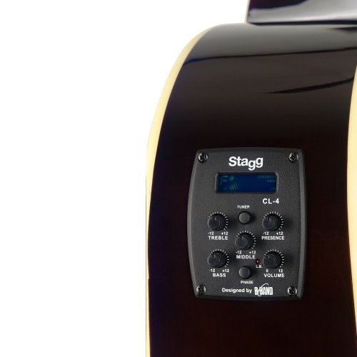 Stagg SA35 DSCE-N, elektroakustická kytara