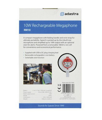 Adastra RM10, megafon, 10W