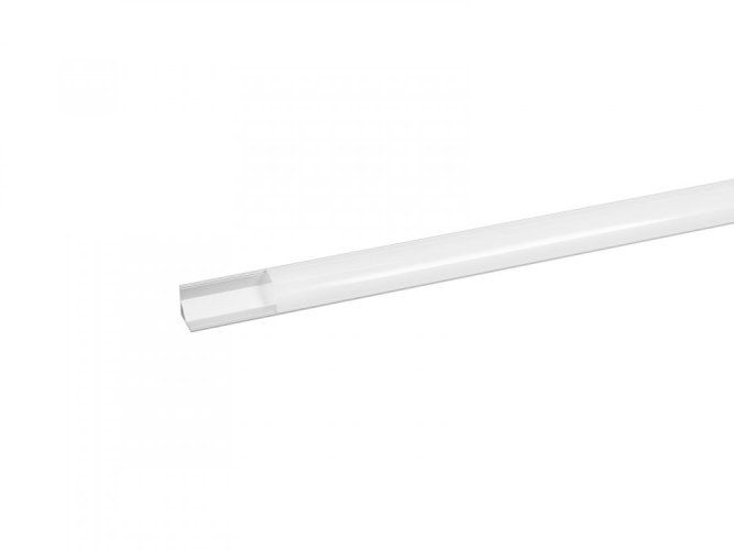 Eurolite plastový kryt na rohový profil pro LED pásky, mléčný, 2m
