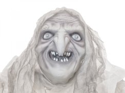 Halloween čarodějnice bílá, 170cm