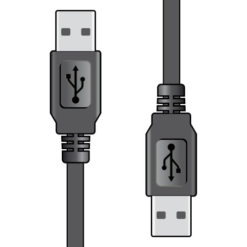 AV:link kabel USB 2.0, 1x typ A samec - 1x typ A samec, 1.5m