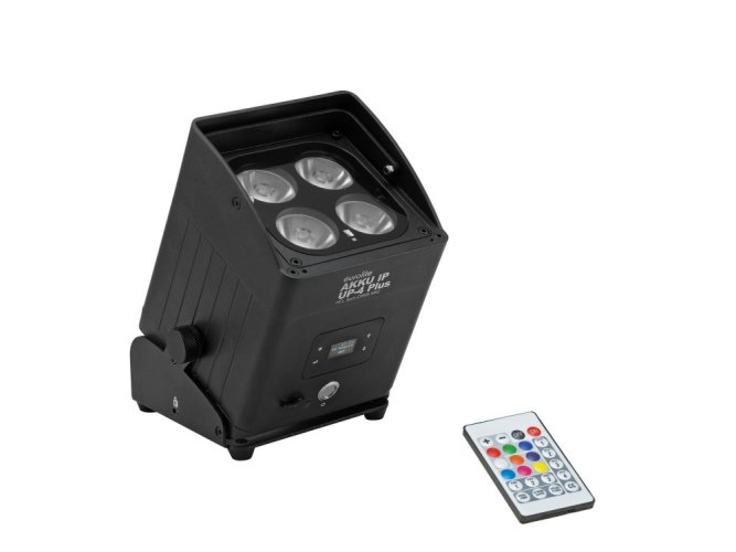 Eurolite AKKU IP UP-4 Plus HCL Spot CRMX MK2, bateriový LED reflektor s krytím IP65 a IR dálkovým ovládáním