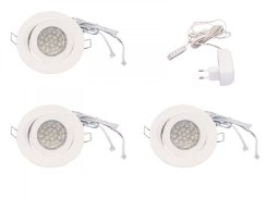Eurolite LED DL-105-19-WH- bílé, bílé LED - poškozeno (51935600) Eurolite LED DL-105-19-WH- bílé, bílé LED - poškozeno (51935600)