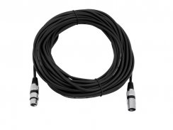 Kabel MC-200 XLR samec - XLR samice, černý, 20m
