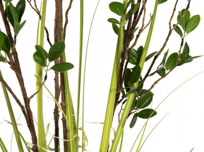 Zelený keř s trávou, 120 cm