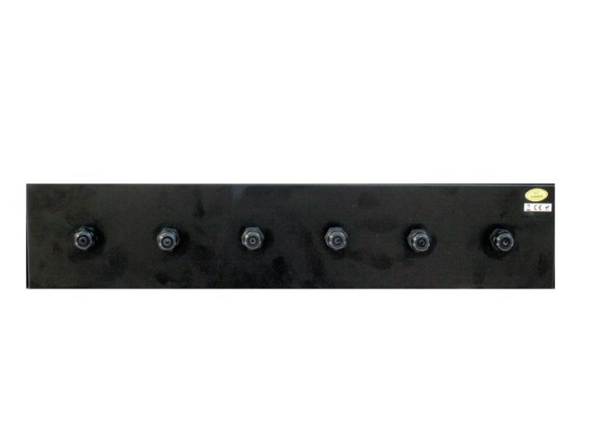 Omnitronic 6-ti zónový PA ovladač hlasitosti 20W stereo, černý