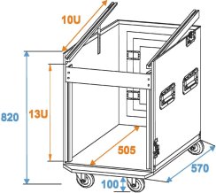 Speciální kombi case Pro 12HE s kolečky