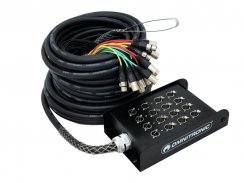 Omnitronic multicore kabel se stageboxem 12IN/4OUT XLR, 30 m